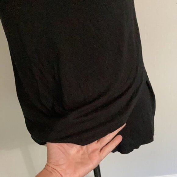 Kensie Black Strapless Flared Top - Picture 8 of 11